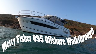 Walkthrough  The Jeanneau Merry Fisher 895 Offshore and a picnic with seals!