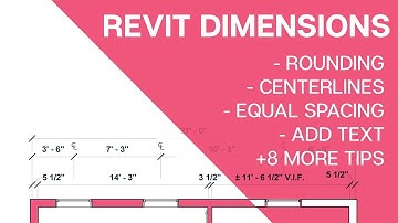 Revit Dimensions Tutorial - 12 Tips for Architects