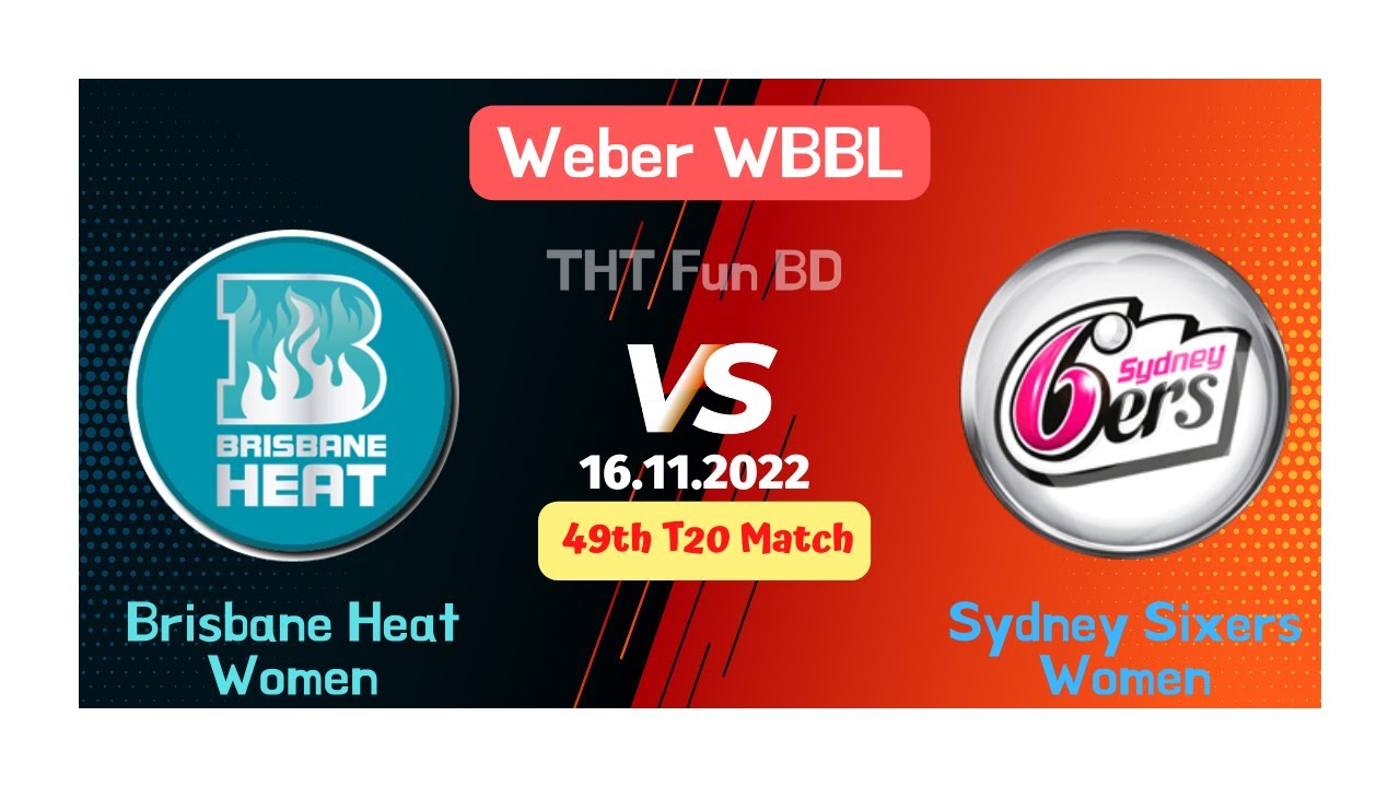 Sydney Sixers Women vs Brisbane Heat Women, Weber WBBL T20 Live Score
