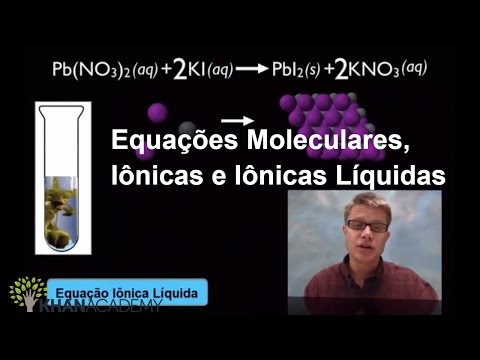 Vídeo: Como Escrever Uma Equação Em Formas Moleculares E Iônicas Moleculares