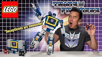 LEGO SOUNDWAVE!!! Is this the BEST Lego Transformers Set? Unboxing, Speed Build & Review Set 10358!
