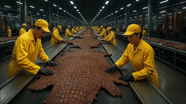 Inside the Crocodile-Leather Factory: From Crocodile Skin to Luxury Handbag (Full Process)