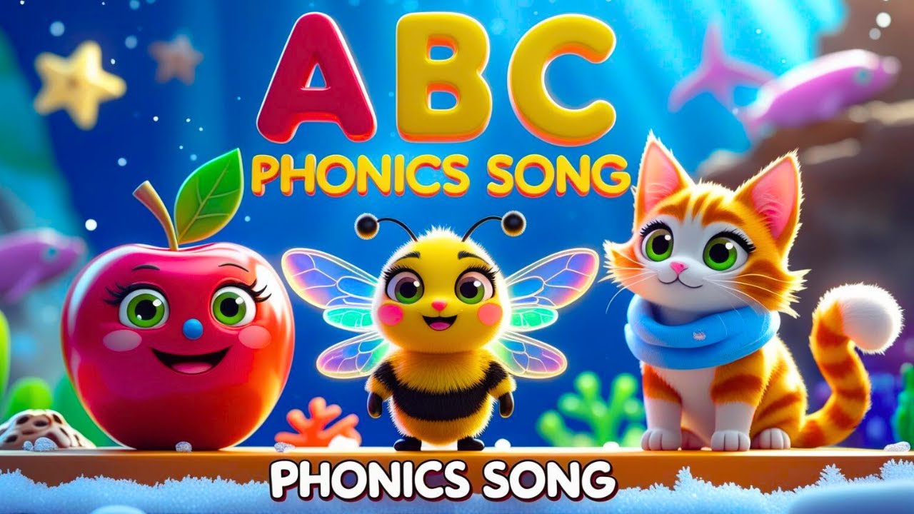 ABCD Song for Kids 🍉🍌| A for Apple 🍎 | Fun Learning song | Fruits Fun for Kids