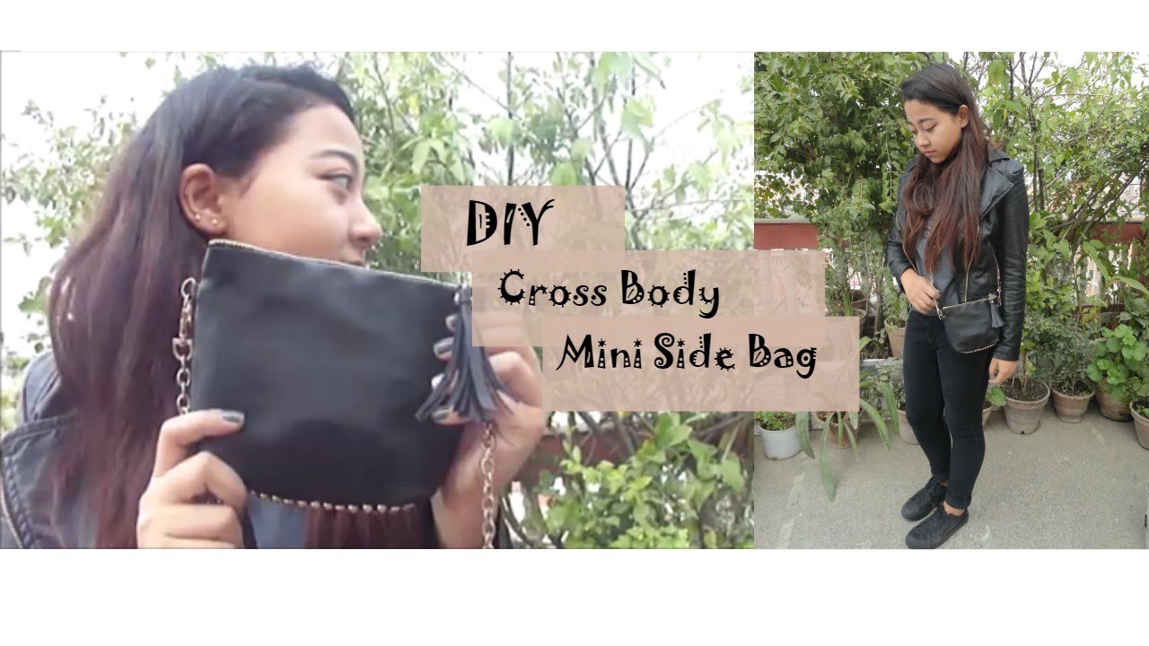 DIY Leather Cross Body Mini Bag - YouTube