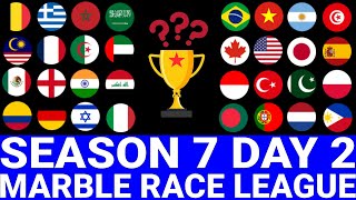Marble Race League Season 7 DAY 2 Marble Race in Algodoo