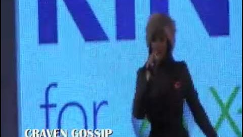 Leona Lewis sings Bleeding Love at Kinect Launch