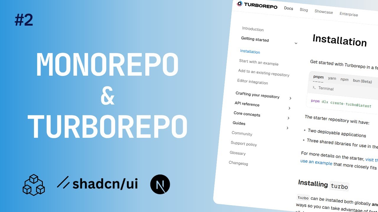 Maîtrisez les Monorepos avec Turborepo, Nextjs, Shadcn et TRPC!