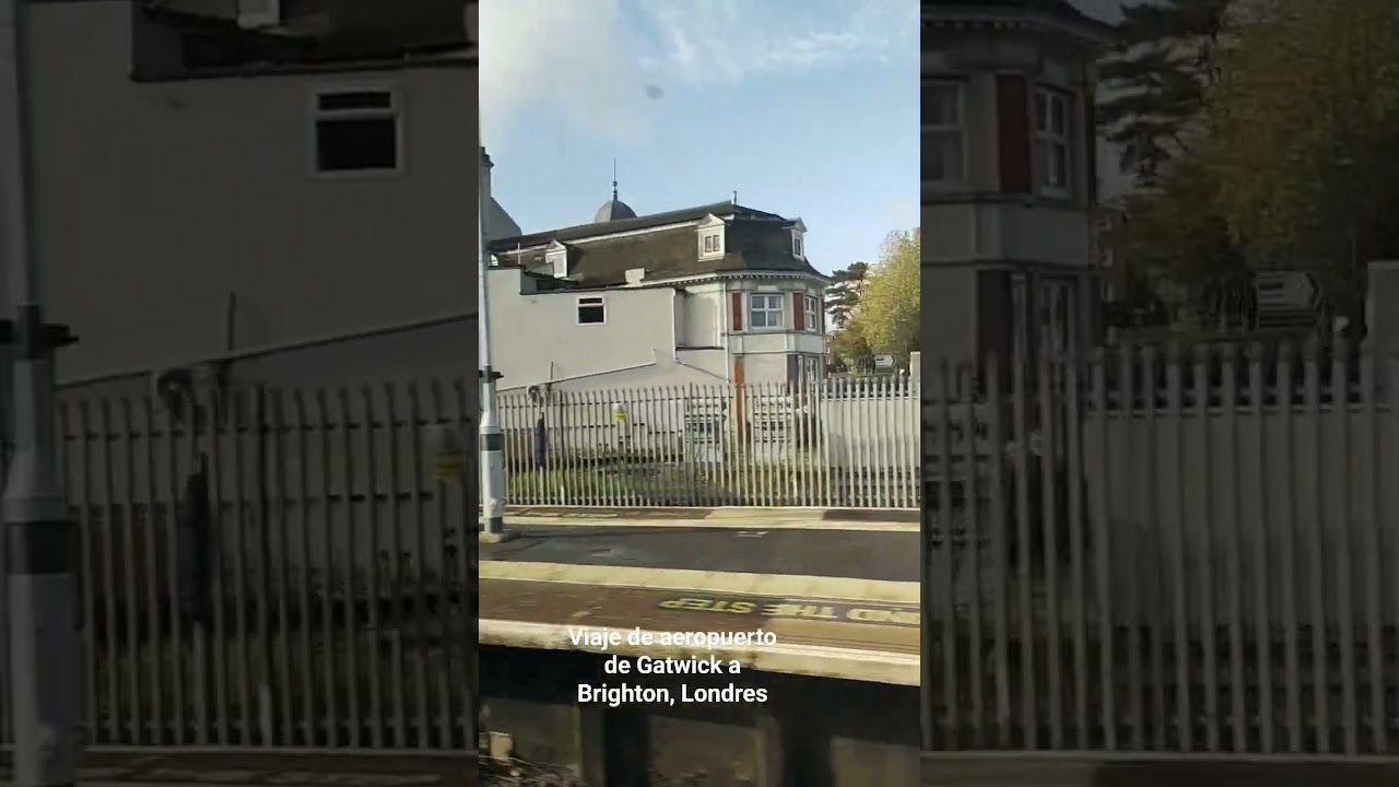 En tren del aeropuerto a Brighton!