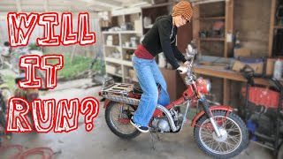 Shed Find Honda Trail 90 - Trying to START IT by Jennies Garage 30,971 views 2 months ago 14 minutes, 57 seconds