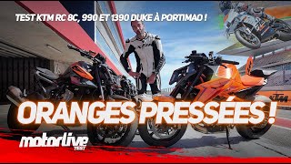 KTM 990 + 1390 Duke + RC 8C | TEST MOTORLIVE