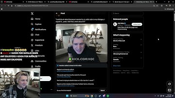xQc Defends himself from N word Clip