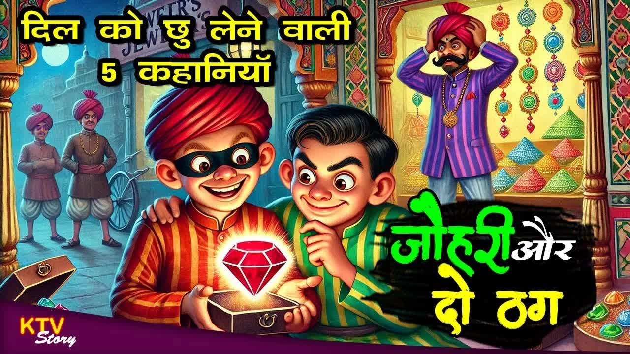 KTV557 जोहरी और 2 ठग, JOHARI AUR 2 THUG, NEW MORAL STORY, MAN KO CHHU LENE WALI KAHANI, @KTVSTORY