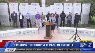 Knoxville honors veterans with ceremony at World's Fair Park