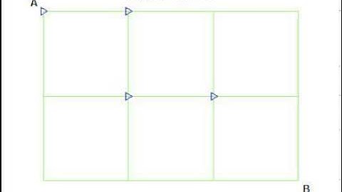 How many ways to get from A To B