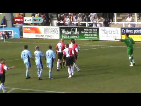 (24/04/10) Woking 4-0 Weymouth (Match Highlights)