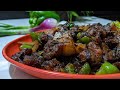 How to make pork chilli restaurant style  spicy pork chilli recipe stir fry chilli pork recipe