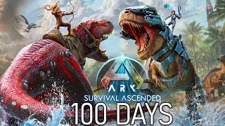 I Spend 100 Days in Ark Survival Ascended and Here's What Happened