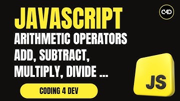 Arithmetic Operators in JavaScript | Add, Subtract, Multiply, Divide & More Explained!
