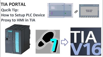 TIA Portal, PLC Device Proxy - New HMI screen, running old on step 7 classic PLC, using Device Proxy