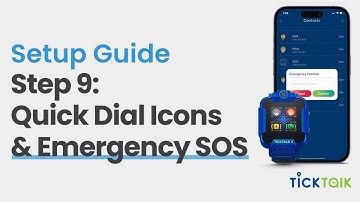 Setting Up Parent Quick Dial Icons & Emergency SOS on TickTalk 4 | TickTalk 4 Setup Guide