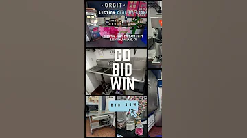 Go Bid Win Ends Thu Jun 8 2023 At 10 AM PT Orbit Coffee Shop 3 Restaurant Equipment More 