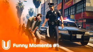 Smál se policii, ale pak ho dostala karma! - Funny Moments#1 | Unity Roleplay #roleplay