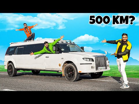 Driving Longest Limousine Car Ever For 500 Km 😣- आखिर वही हुआ जिसका डर था