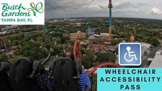 Busch Gardens RIDE WITH US! Wheelchair Access | May 2024 | Florida Vlogs | Ride POV's