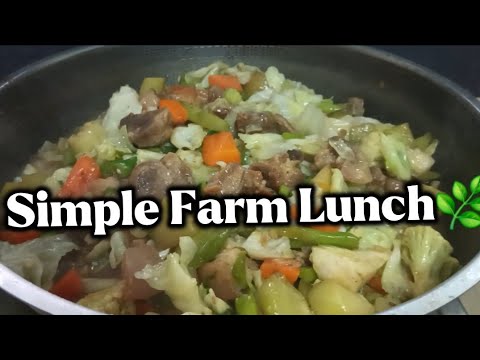 Simple Farm Lunch | Halo- Halong Gulay with Pork Belly 🥬🥕🥩