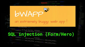 bWAPP SQL Injection in Login Form/Hero | Web Application Penetration Testing