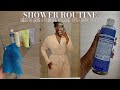 MY SHOWER & BODY CARE ROUTINE 2021 | FEMININE HYGIENE TIPS + SOFT SKIN + FADE DARK SPOTS |AMINACOCOA