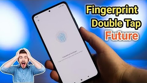 Redmi Note 10 Pro Max Custom Gesture Feature | Double Tap Fingerprint Sensor