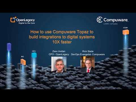 How to use Compuware Topaz to build integrations to digital systems 10X faster