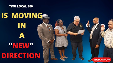TWU Local 100 is moving in a "new" direction.