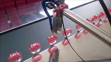 máy in phun date tự động lên chai, lọ trong ngành sản xuất mỹ phẩm - LH: 0908 09 2248