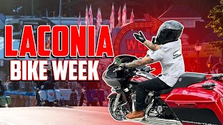 Laconia bike week 2022 / vendors and riding in New Hampshire