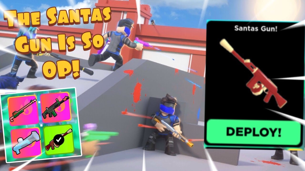 Roblox "BIG Paintball!" The Santas Gun Is So OP!!! YouTube