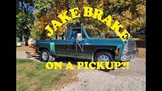 79 c30 camper special 453t jake brake  rebuild lives again