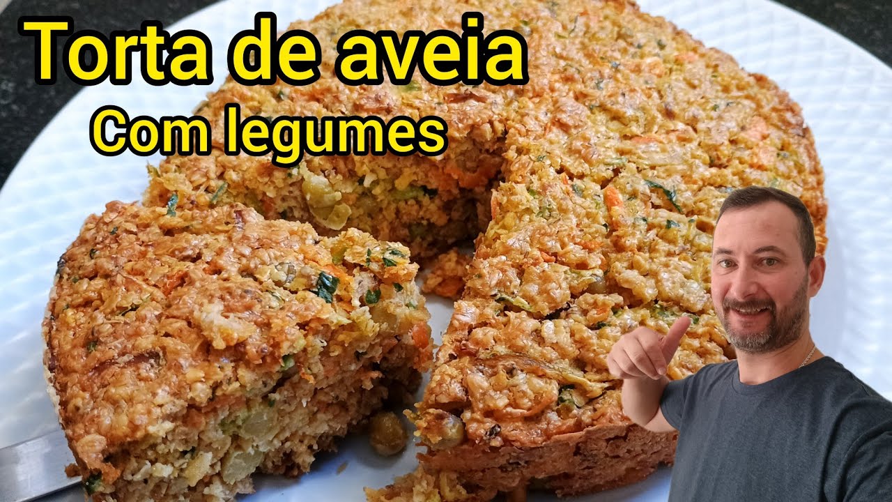 TORTA DE AVEIA COM LEGUMES | NUTRITIVA, FÁCIL DE FAZER