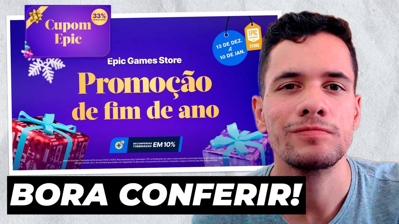 Epic Games Store lança promoção de natal e oferece cupom de descontos 