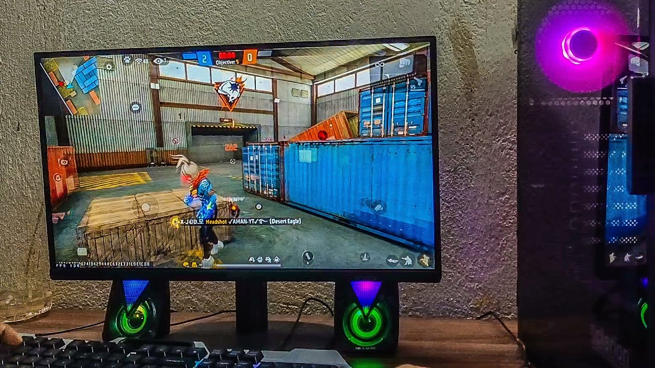 Free fire pc 🖥️ hand cam Ryzen 5 5600g high graphics 🌿 lone wolf 🎯 Full gameplay 🥰