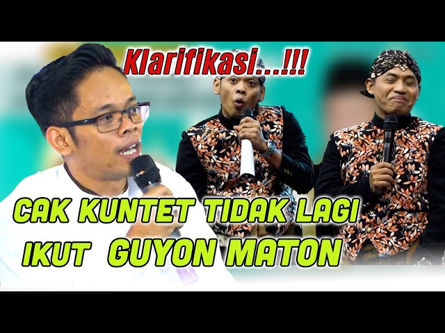 Klarifikasi Cak Percil  || KENAPA ? Cak  Kuntet  Tidak Lagi Ikut GUYON MATON class=