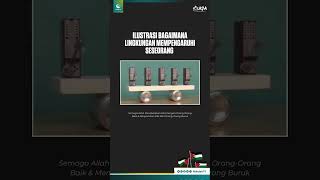 Ilustrasi bagaimana lingkungan mempengaruhi seseorang #short #shorts #wahdahtv #lingkungan