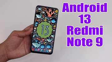 Install Android 13 on Redmi Note 9 (AOSP ROM) - How to Guide!