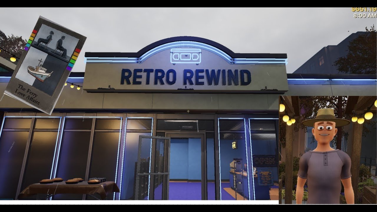 A blockbuster simulator?? First look at Retro Rewind! - YouTube