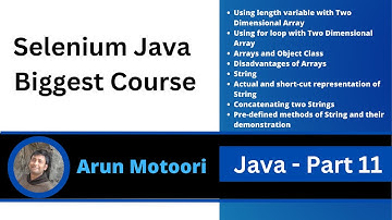 Java - Part 11 (Selenium Java Biggest Course)