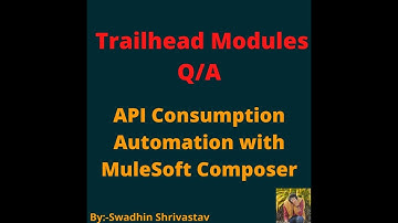 API Consumption Automation with MuleSoft Composer #salesforce #swadhinshrivastav #trailhead #trails