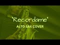 Recorda me  alto sax jazz standard