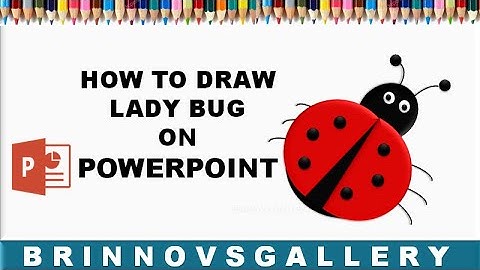 How to draw Lady Bug step by step  | Drawing With shapes | Drawing | how to Draw with PowerPoint