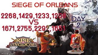 ROK SIEGE OF ORLEANS!! DAY 2 TECH PUSH! AUX SKILL UNLOCK!
